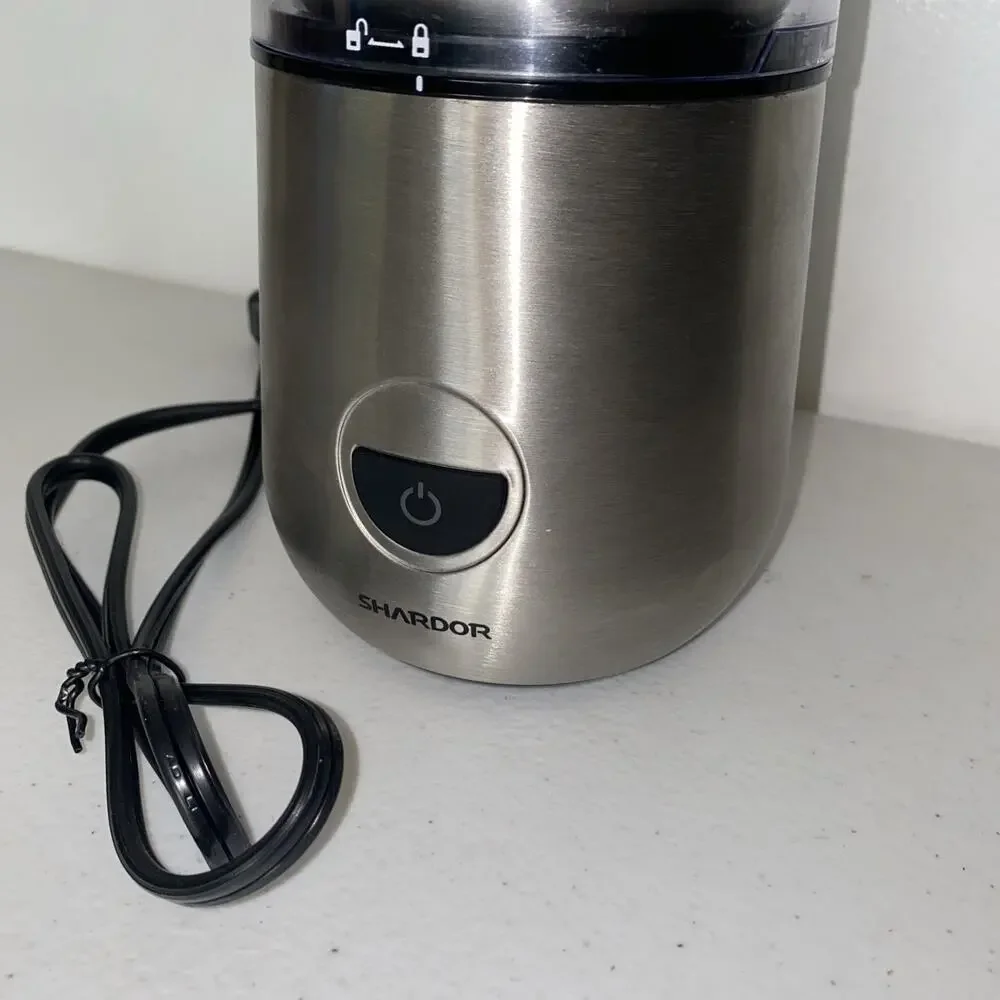 SHARDOR SP-7433 Electric Coffee Grinder and Milk Frother Combo